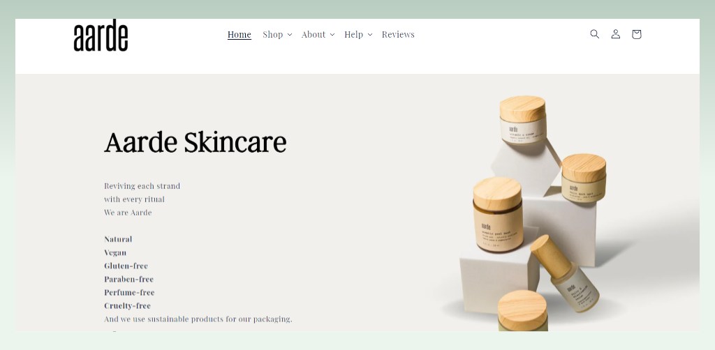 Aarde-Skincare-shopify-theme-taste-example