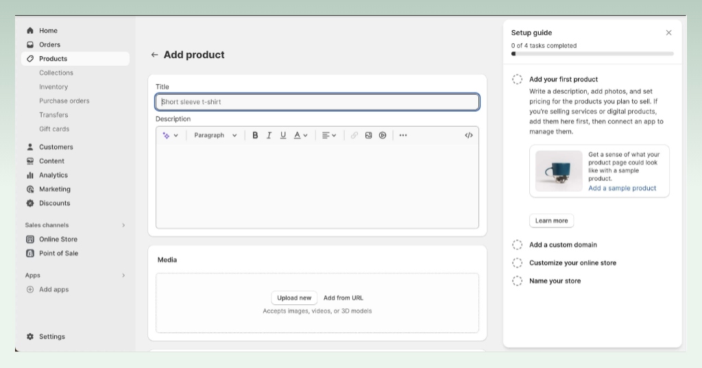 add-products-to-sell-clothes-online-on-shopify