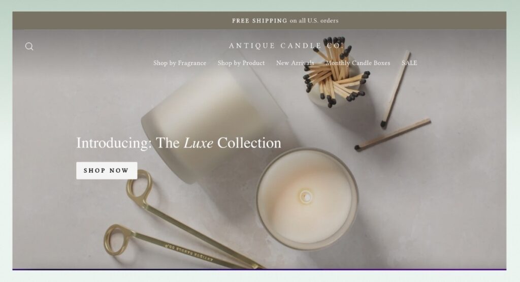 Antique Candle Co-candle-shopify-store