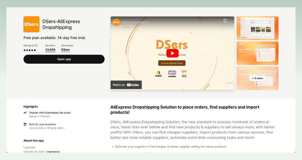 best-free-shopify-apps-dsers