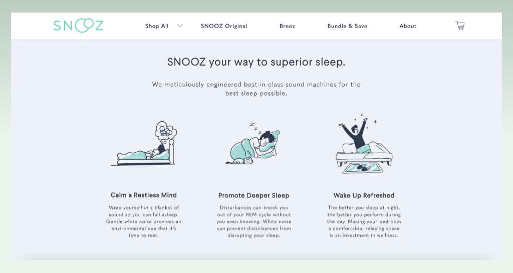 color-of-shopify-one-product-website