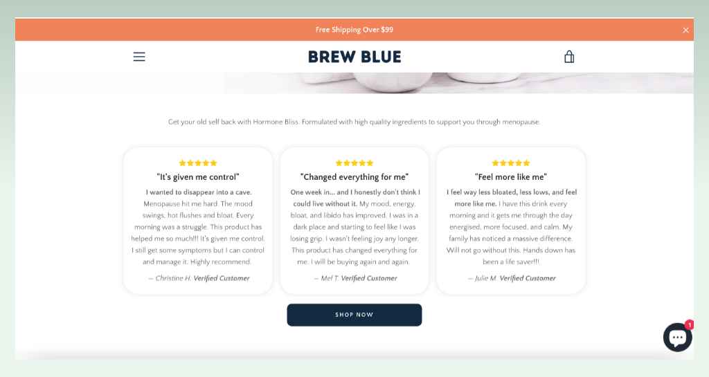 customer-review-on-shopify-website