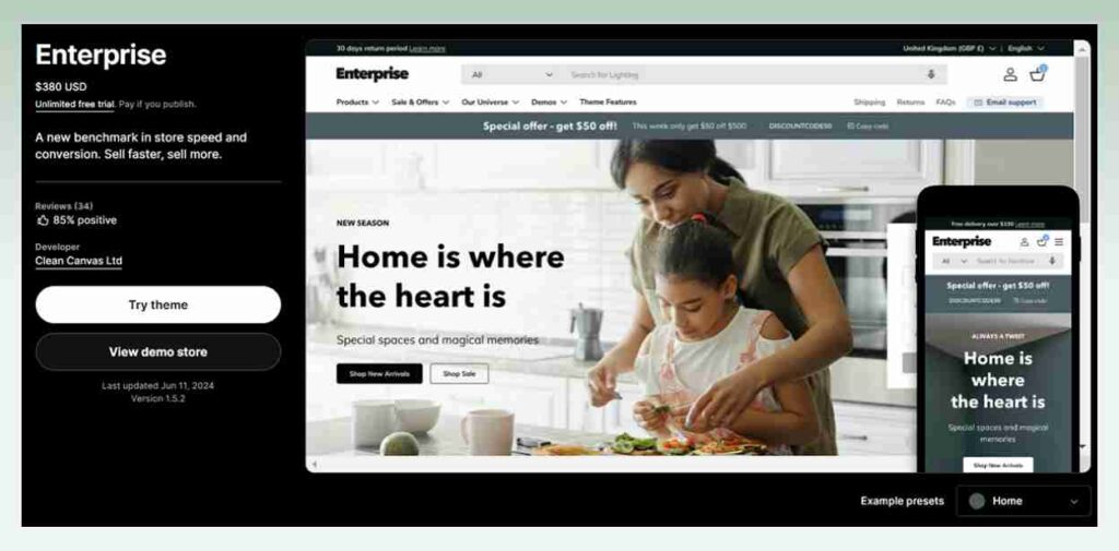 Enterprise-Shopify-theme