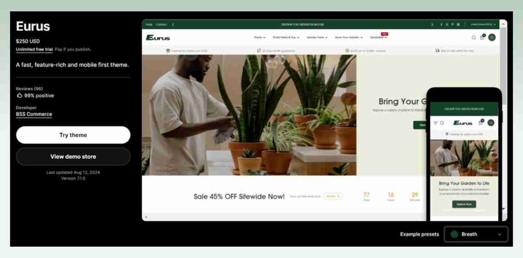 Eurus-Shopify-theme