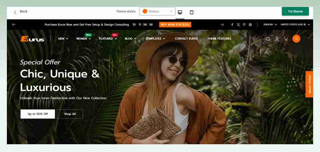 eurus-theme-breeze-style