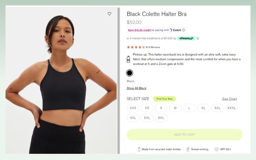 example of product description for clothing
