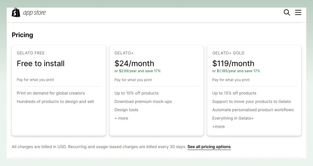 gleto-app-pricing-overview