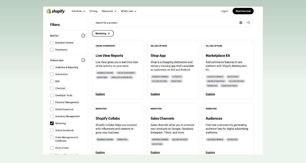 shopify-marketing-tools-godaddy-website-builder-vs-shopify