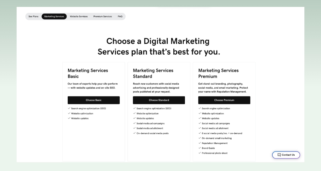 godaddy-marketing-plan-godaddy-vs-shopify-pricing