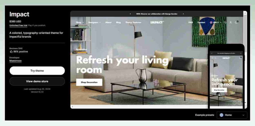 Impact-Shopify-theme