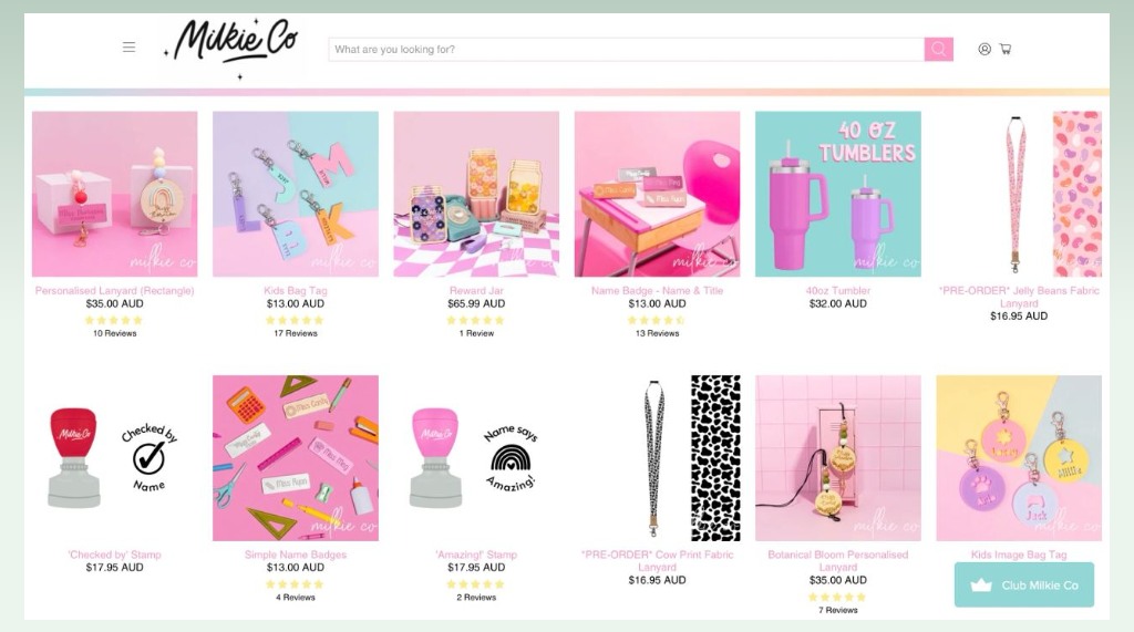 milkie-co-using-debutify-shopify-theme