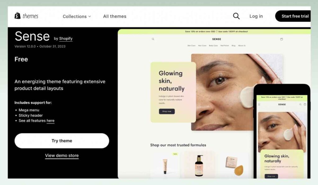 Sense-Shopify-theme-overview