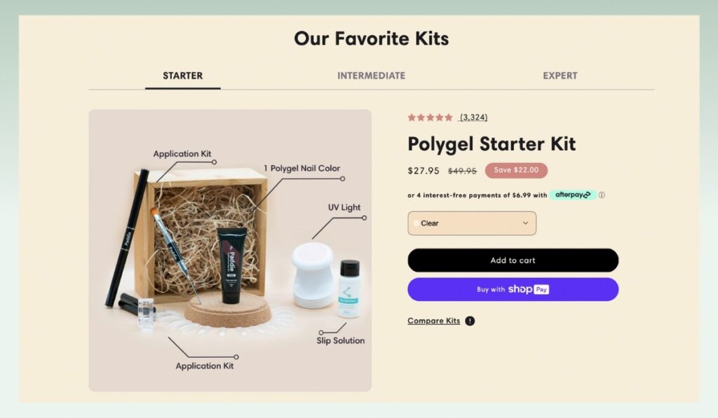 Paddie-Nails-kits-based-on-level