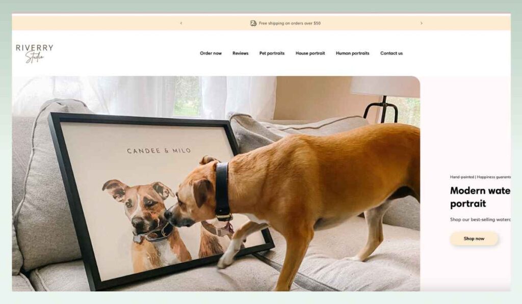 Riverry-Studio-the-best-shopify-art-stores