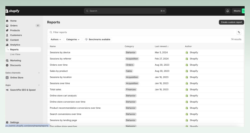 shopify-analytics