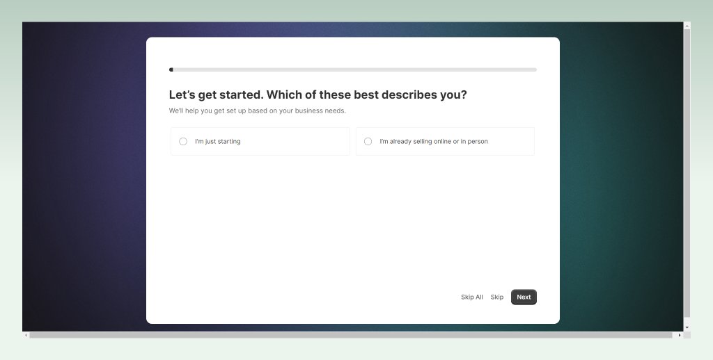 shopify-sign-up-questionnaire-for-120-day-free-trial