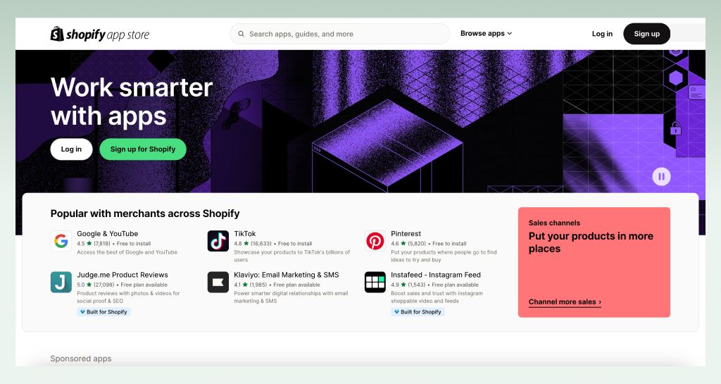 shopify-vast-app-store