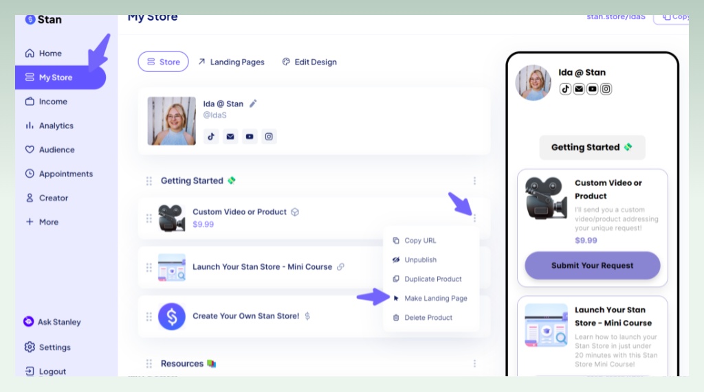 stan-store-ecommerce-features