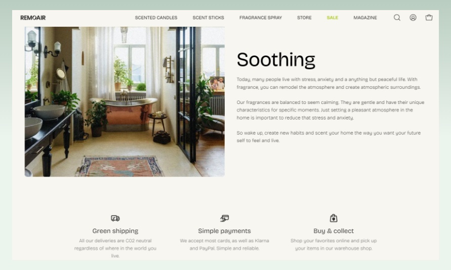 store-using-sense-theme