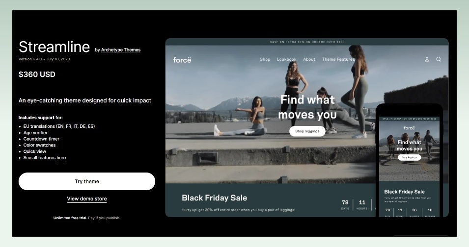 streamline-shopify-theme