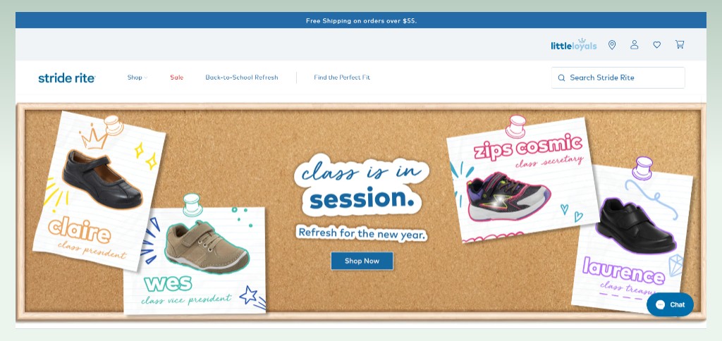 stride-rite-shopify-store-using-dawn