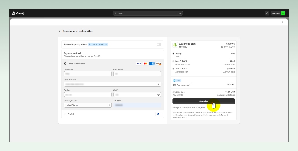 Subscribe-to-a-shopify-plan-during-free-trial