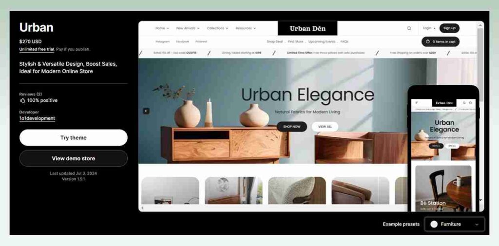 Urban-Shopify-theme