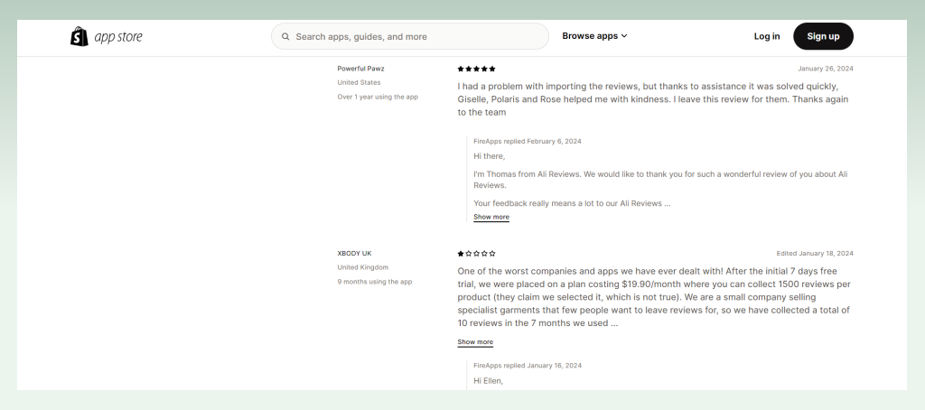 ali-review-what-users-think-best-review-apps-for-shopify
