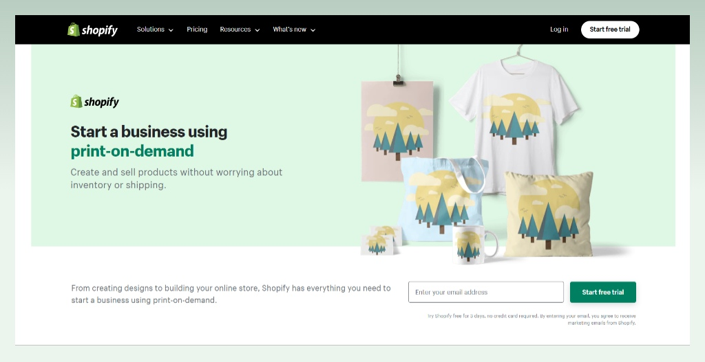 Sell T-shirts on Shopify